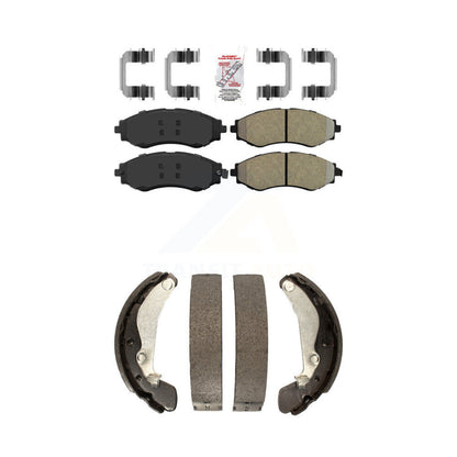 Semi-Metallic Disc Brake Pads Front Rear Kit For Chevrolet Aveo Pontiac Aveo5 G3