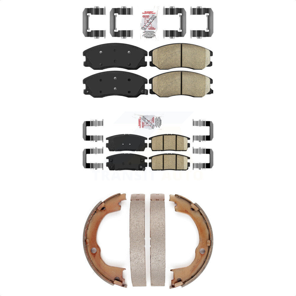 Ceramic Disc Brake Pads Front Rear Kit For Chevrolet Equinox Pontiac Torrent Vue