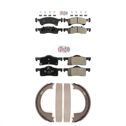 Semi-Metallic Disc Brake Pads Front Rear Kit For Ford Expedition From 03 19 02