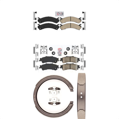 Ceramic Disc Brake Pads Front Rear Kit For Cadillac DTS DeVille