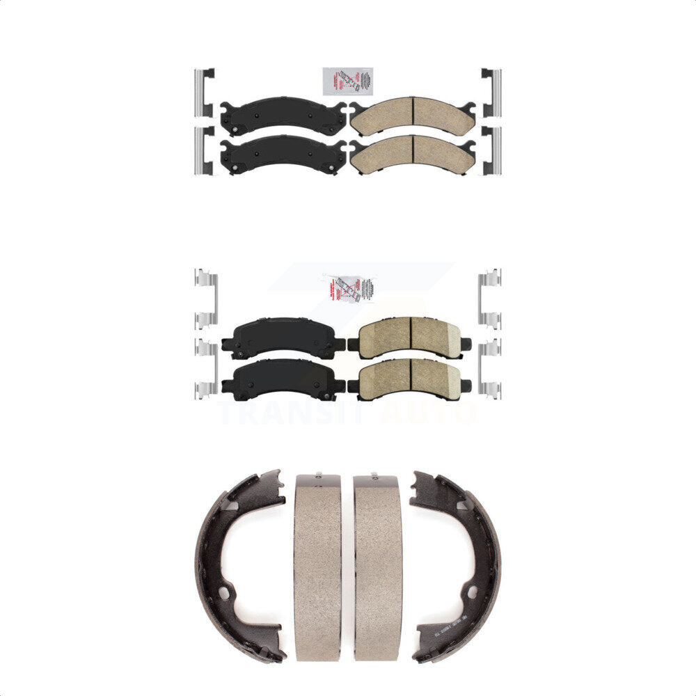 Ceramic Disc Brake Pads Front Rear Kit For Chevrolet GMC Savana 2500 Express