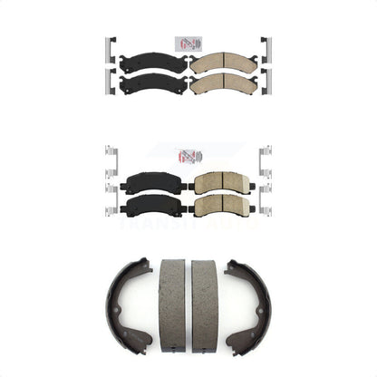 Ceramic Disc Brake Pads Front Rear Kit For GMC Savana 3500 Chevrolet Express