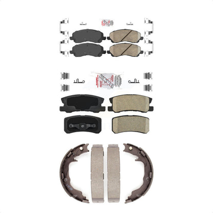 Ceramic Disc Brake Pads Front Rear Kit For Jeep Mitsubishi Patriot Lancer 200