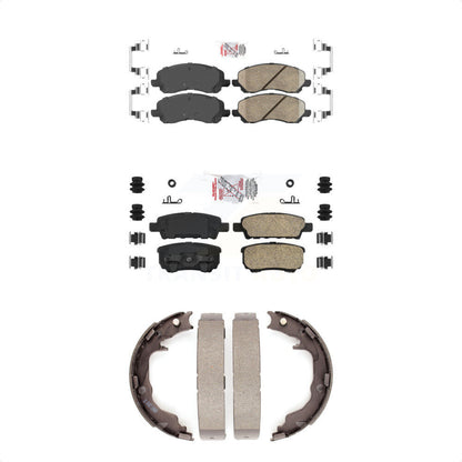 Ceramic Disc Brake Pads Front Rear Kit For Jeep Patriot Mitsubishi Lancer Dodge