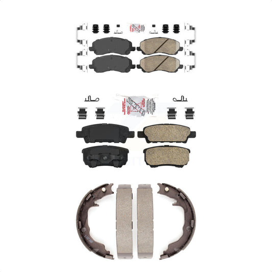 Ceramic Disc Brake Pads Front Rear Kit For Jeep Patriot Mitsubishi Lancer Dodge
