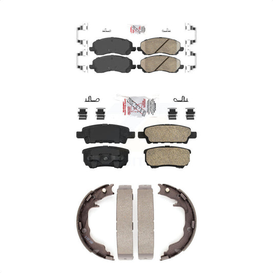 Ceramic Disc Brake Pads Front Rear Kit For Jeep Patriot Mitsubishi Lancer Dodge