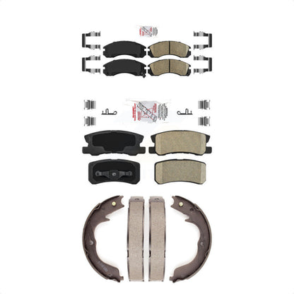 Ceramic Disc Brake Pads Front Rear Kit For Mitsubishi Lancer