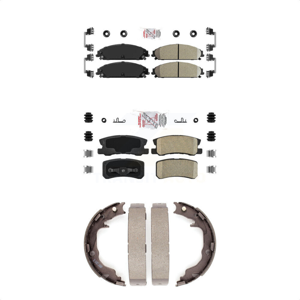 Ceramic Disc Brake Pads Front Rear Kit For 2008-2009 Dodge Caliber SRT-4