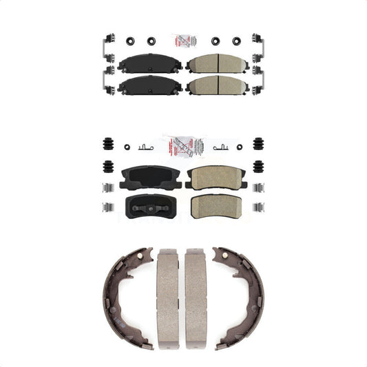 Ceramic Disc Brake Pads Front Rear Kit For 2008-2009 Dodge Caliber SRT-4
