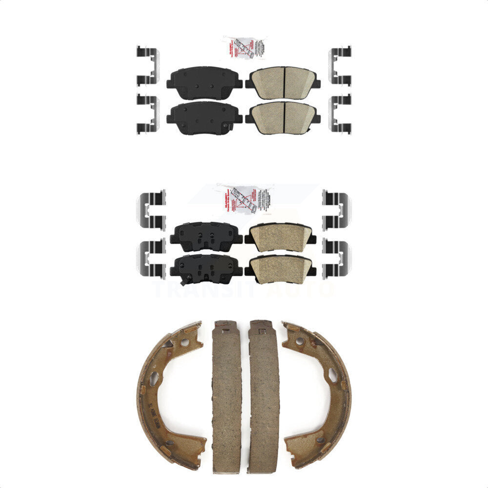 Ceramic Disc Brake Pads Front Rear Kit For Kia Optima
