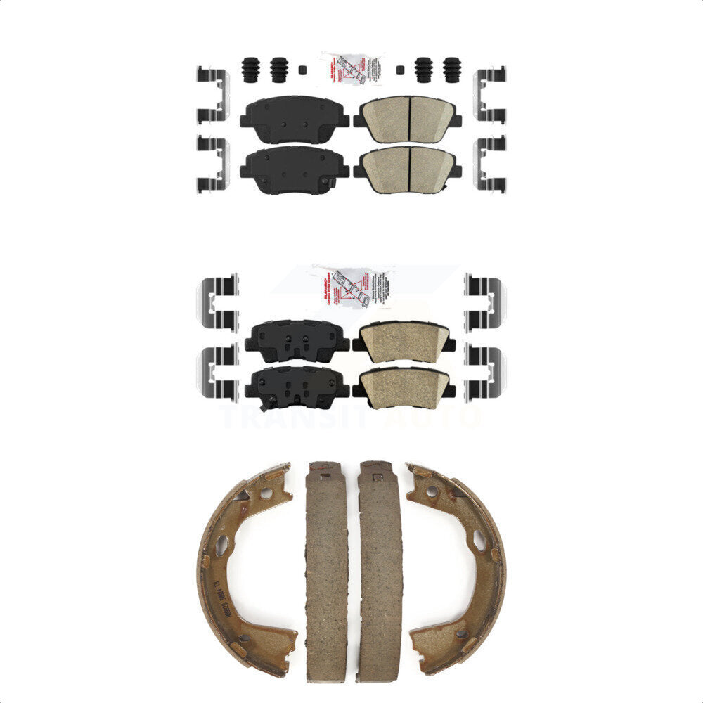 Ceramic Disc Brake Pads Front Rear Kit For Kia Optima