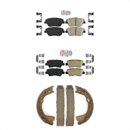 Ceramic Disc Brake Pads Front Rear Kit For Kia Optima With Manual Parking