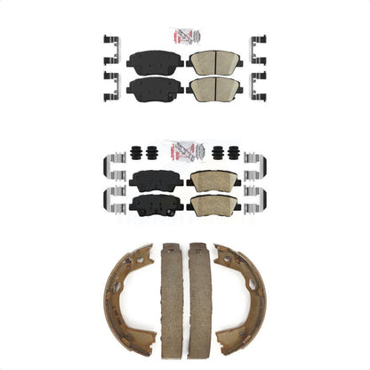 Ceramic Disc Brake Pads Front Rear Kit For Kia Optima With Manual Parking