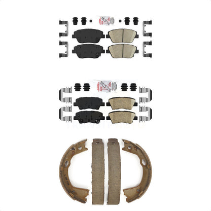Ceramic Disc Brake Pads Front Rear Kit For Kia Optima With Manual Parking