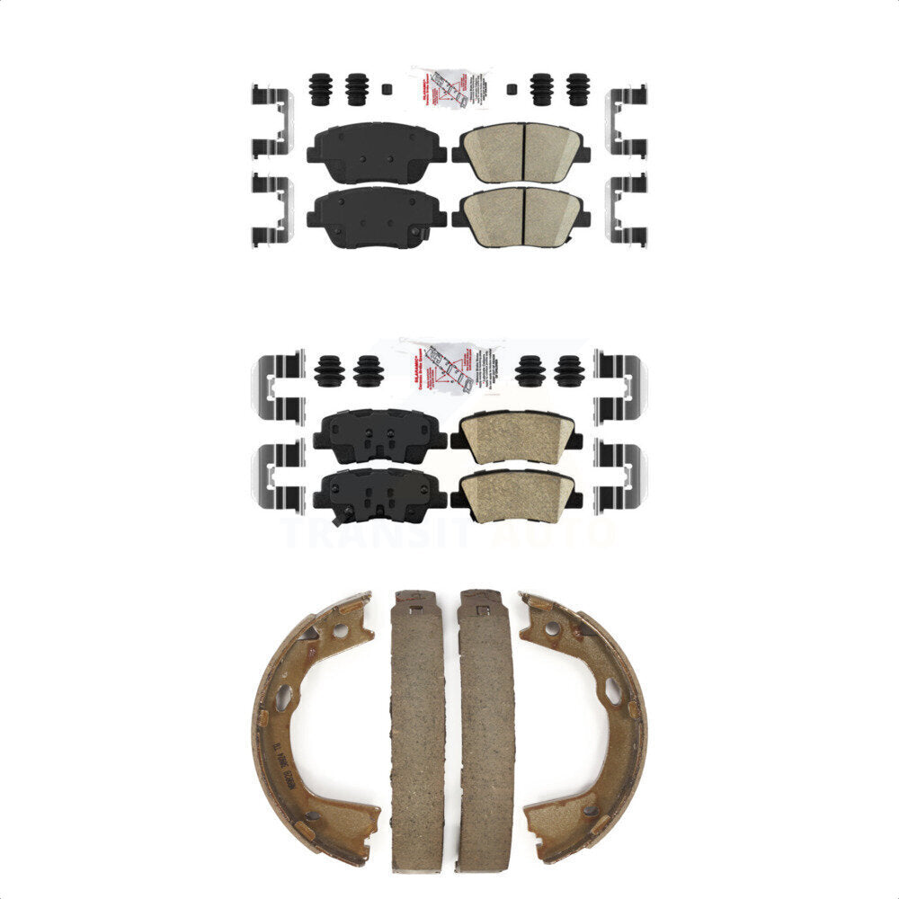 Ceramic Disc Brake Pads Front Rear Kit For Kia Optima
