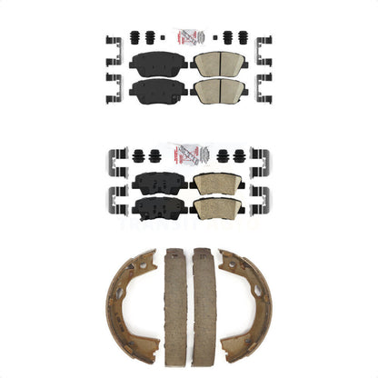 Ceramic Disc Brake Pads Front Rear Kit For Kia Optima