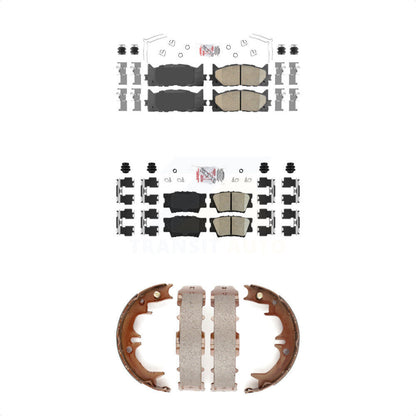 Ceramic Disc Brake Pads Front Rear Kit For Toyota Camry Lexus ES350 Avalon