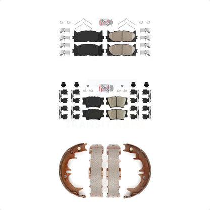 Ceramic Disc Brake Pads Front Rear Kit For Toyota Camry Lexus ES350 Avalon