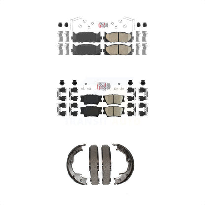 Ceramic Disc Brake Pads Front Rear Kit For Toyota Camry Lexus ES350 Avalon