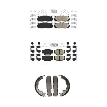 Ceramic Disc Brake Pads Front Rear Kit For Toyota Camry Lexus ES350 Avalon