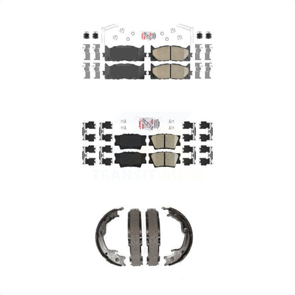 Ceramic Disc Brake Pads Front Rear Kit For Toyota Camry Lexus ES350 Avalon