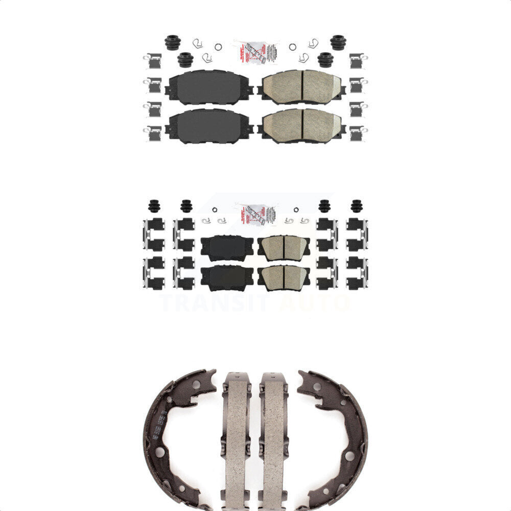 Ceramic Disc Brake Pads Front Rear Kit For Toyota RAV4 Lexus HS250h