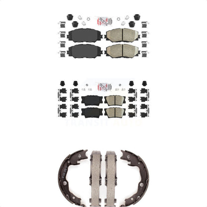Ceramic Disc Brake Pads Front Rear Kit For Toyota RAV4 Lexus HS250h
