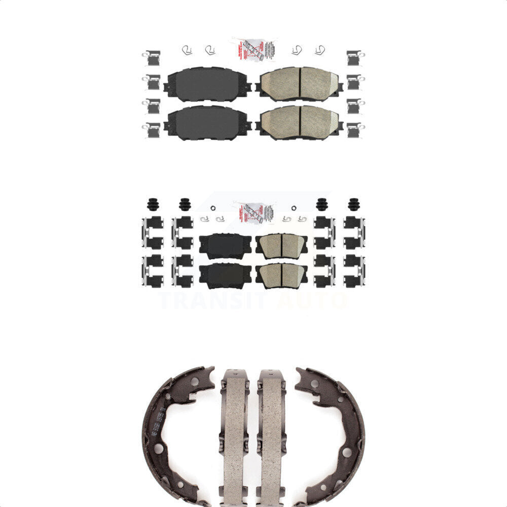 Ceramic Disc Brake Pads Front Rear Kit For Toyota RAV4 Lexus HS250h