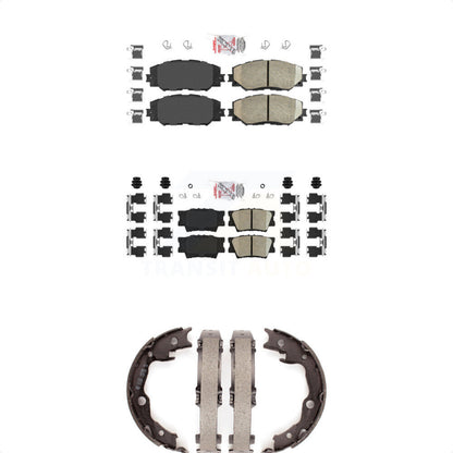 Ceramic Disc Brake Pads Front Rear Kit For Toyota RAV4 Lexus HS250h