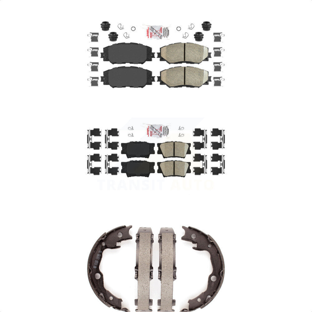 Ceramic Disc Brake Pads Front Rear Kit For Toyota RAV4 Lexus HS250h