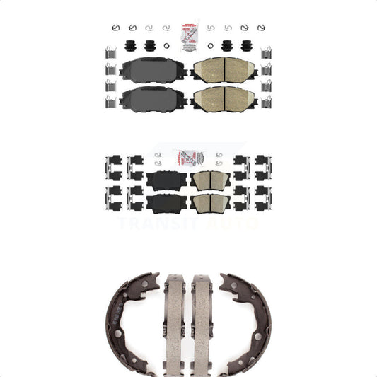 Ceramic Disc Brake Pads Front Rear Kit For Toyota RAV4 Matrix Pontiac Vibe