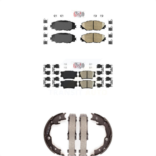Ceramic Disc Brake Pads Front Rear Kit For Toyota RAV4 Matrix Pontiac Vibe