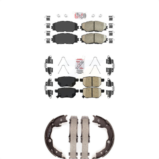 Ceramic Disc Brake Pads Front Rear Kit For Toyota Matrix Pontiac Vibe