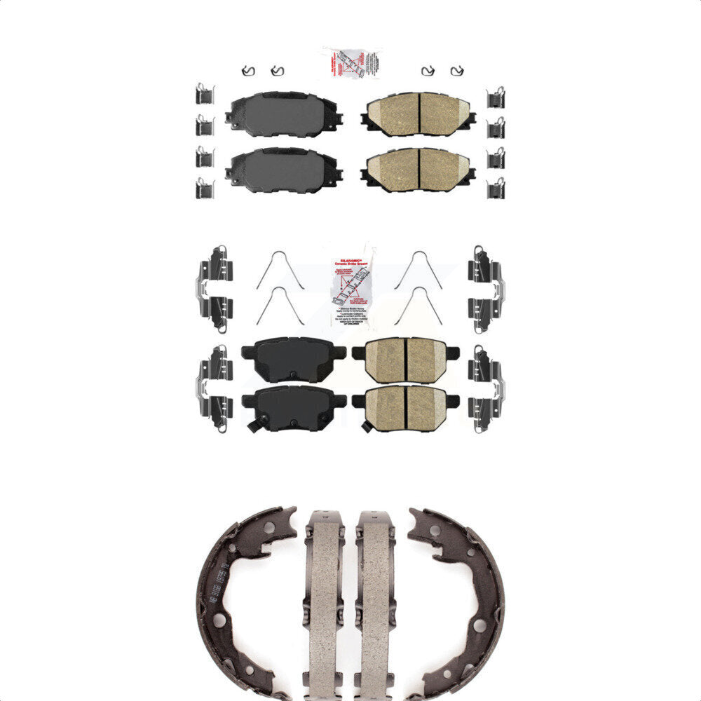 Ceramic Disc Brake Pads Front Rear Kit For Toyota Matrix Pontiac Vibe