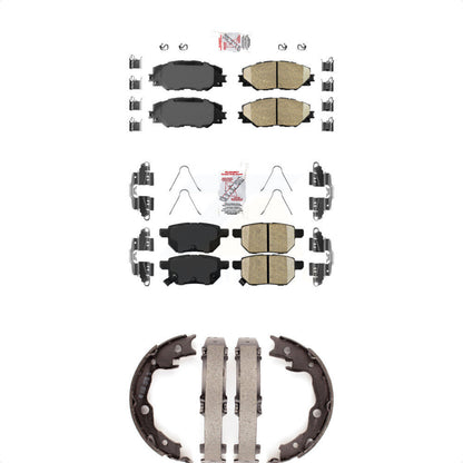 Ceramic Disc Brake Pads Front Rear Kit For Toyota Matrix Pontiac Vibe