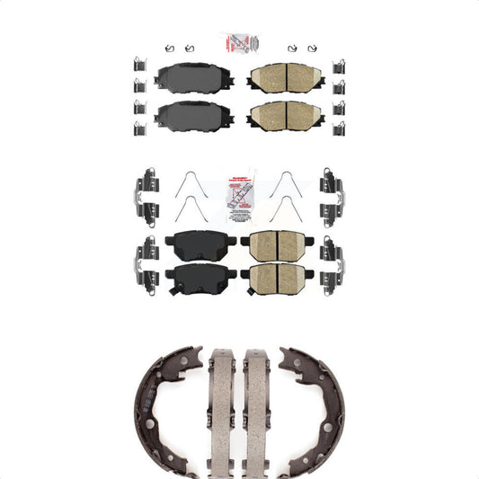 Ceramic Disc Brake Pads Front Rear Kit For Toyota Matrix Pontiac Vibe