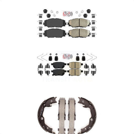 Ceramic Disc Brake Pads Front Rear Kit For Toyota Matrix Pontiac Vibe
