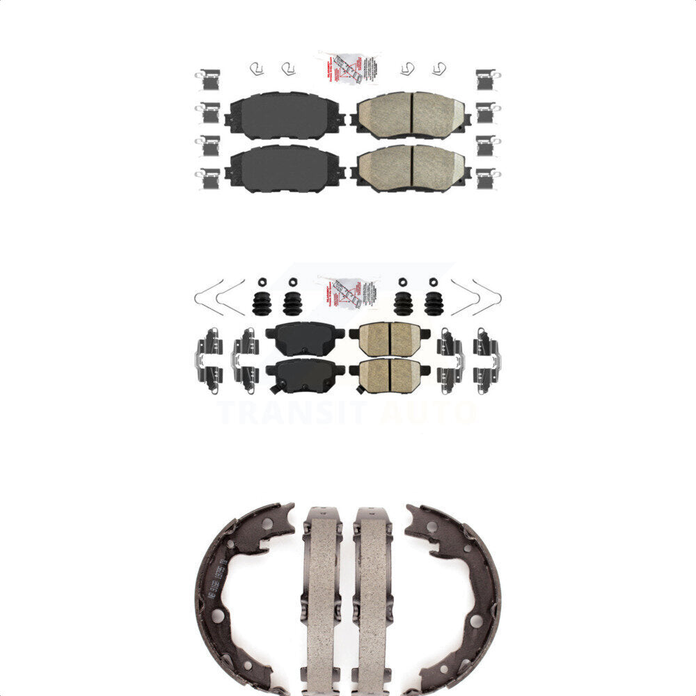 Ceramic Disc Brake Pads Front Rear Kit For Toyota Matrix Pontiac Vibe