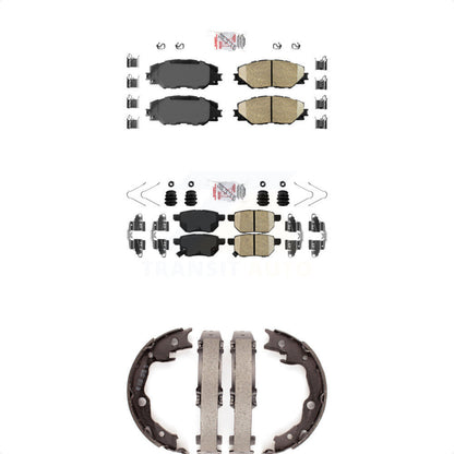 Ceramic Disc Brake Pads Front Rear Kit For Toyota Matrix Pontiac Vibe