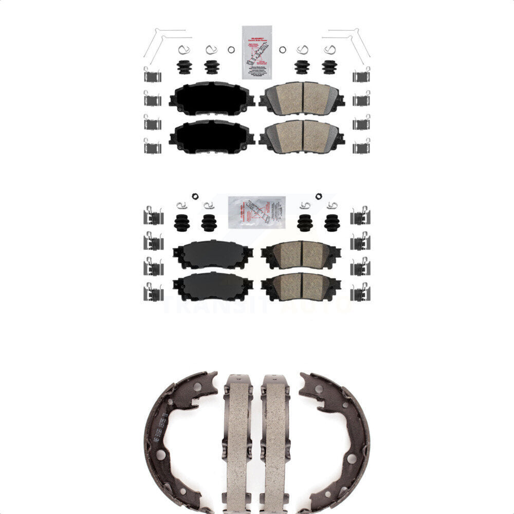 Ceramic Disc Brake Pads Front Rear Kit For Toyota RAV4 Camry