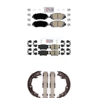 Ceramic Disc Brake Pads Front Rear Kit For Toyota Camry
