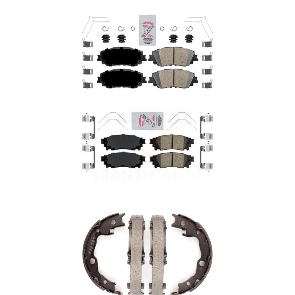 Ceramic Disc Brake Pads Front Rear Kit For Toyota RAV4 Camry