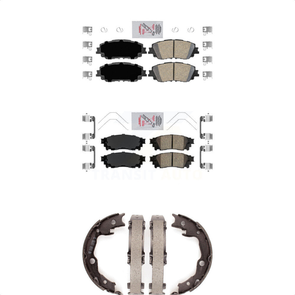 Ceramic Disc Brake Pads Front Rear Kit For Toyota RAV4 Camry