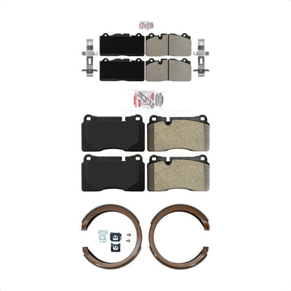 Semi-Metallic Disc Brake Pads Front Rear Kit For Chevrolet Corvette