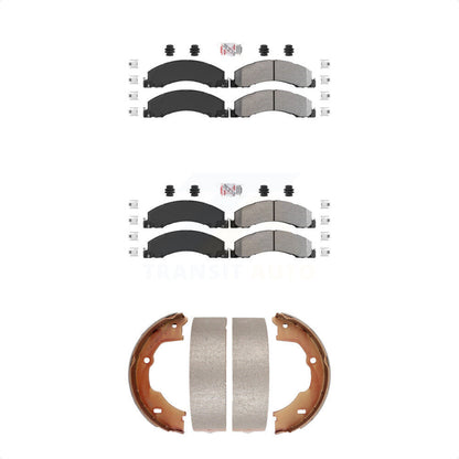 Semi-Metallic Disc Brake Pads Front Rear Kit For Ram Dodge Sterling Truck 4500