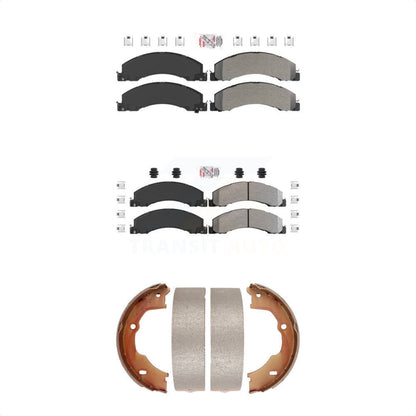 Semi-Metallic Disc Brake Pads Front Rear Kit For Ram Dodge Sterling Truck 4500