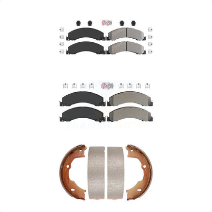 Semi-Metallic Disc Brake Pads Front Rear Kit For Ram Dodge Sterling Truck 4500