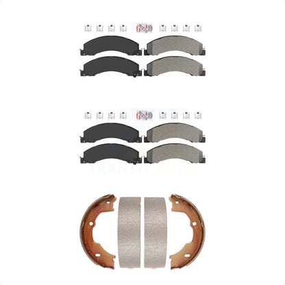 Semi-Metallic Disc Brake Pads Front Rear Kit For Ram Dodge Sterling Truck 4500