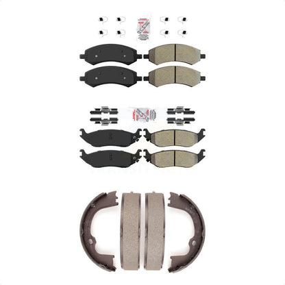 Semi-Metallic Disc Brake Pads Front Rear Kit For Ram 1500 Classic Dodge Chrysler
