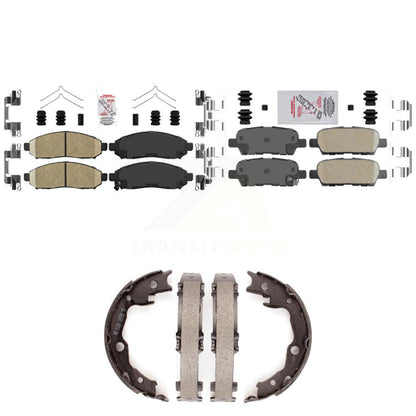 Ceramic Disc Brake Pads Front Rear Kit For Nissan LEAF